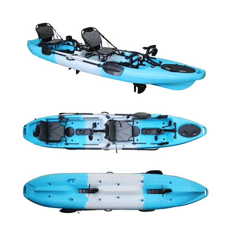 Fishing Kayak Sit In - Vicking 14 Fuß Doppel-Sitzkajak aus Rotationsguss