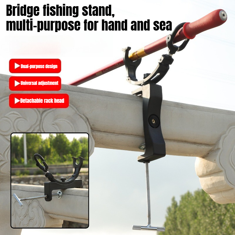 Fishing Kayak Rod Holder - 360 ° Drehbarer, verstellbarer, robuster Rutenhalter,