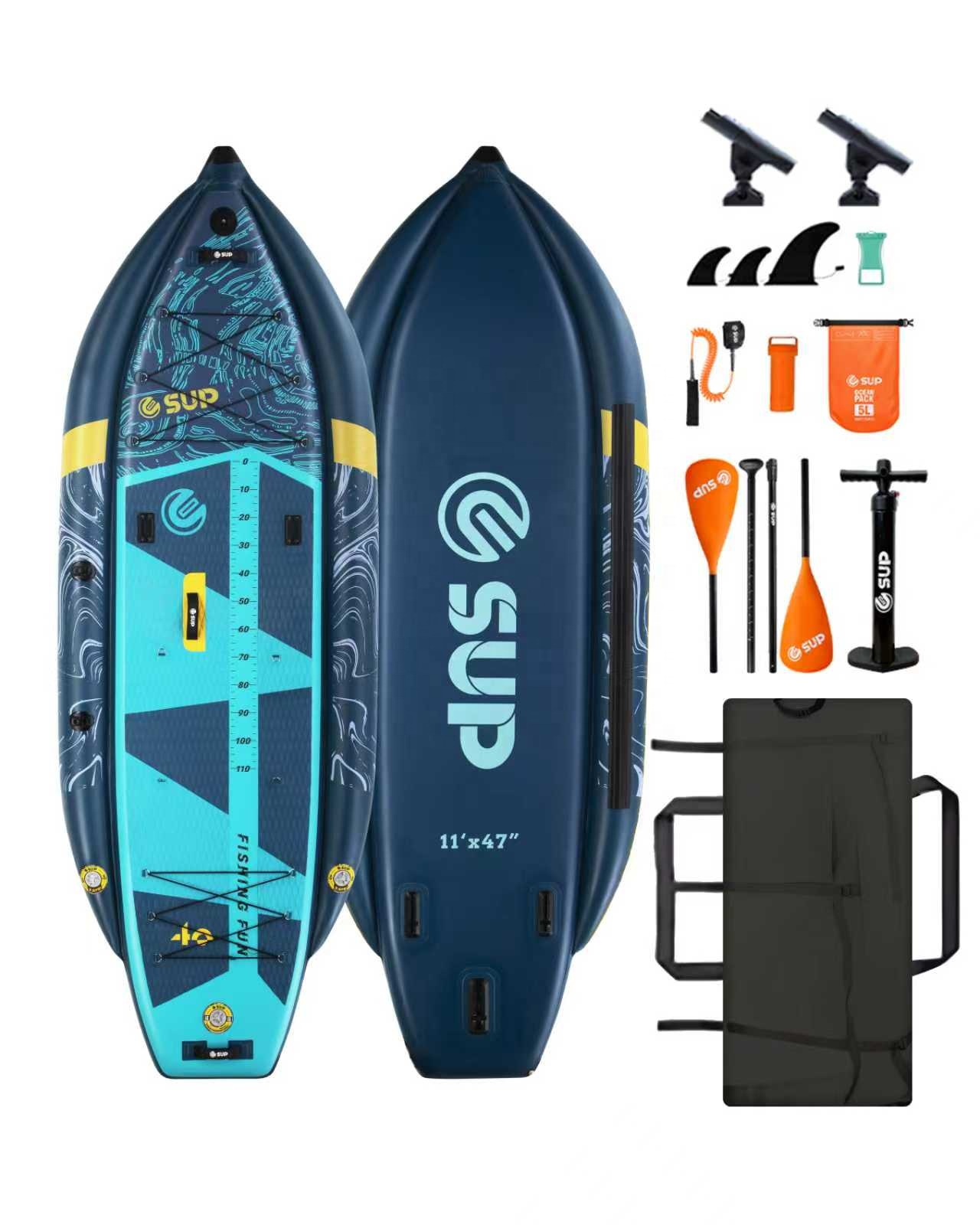 Aufblasbares Angelkajak mit zw – Fishing Kayak Sit On Top Bewertung und Preis