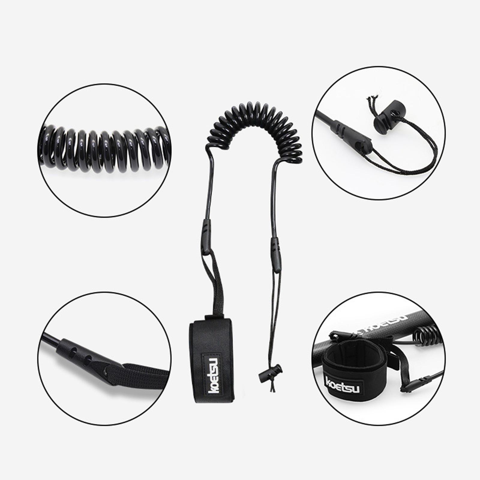 Kajak-Paddel-Leash, Spiralförm – Fishing Kayak Paddle Leash Bewertung und Preis